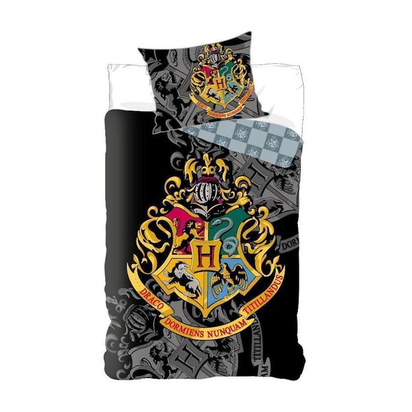 Harry Potter Biancheria Da Letto Reversibile Hogwarts Cuscino Piumone Adatto Per 135/140X200 Cm-image