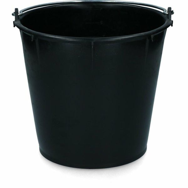 Secchio 7 L Con Manico Nero-image