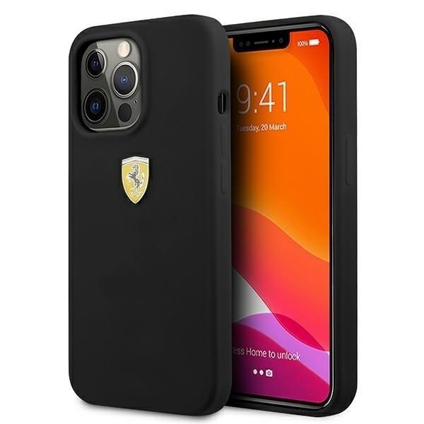 Ferrari Fessihcp13Xbk Iphone 13 Pro Max6,7 Czarny/Black Hardcase Silicone-image