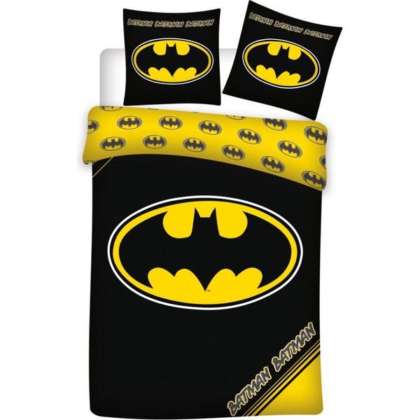 Copripiumino Batman Per Ragazzi E Bambini, Dimensioni: 140 X 200 Cm, Federa: 70 X 90 Cm.-image