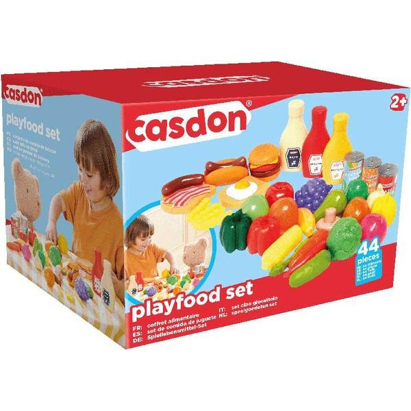 Set Di Cibo Giocattolo Casdon - Gioco Di Ruolo Educativo-image