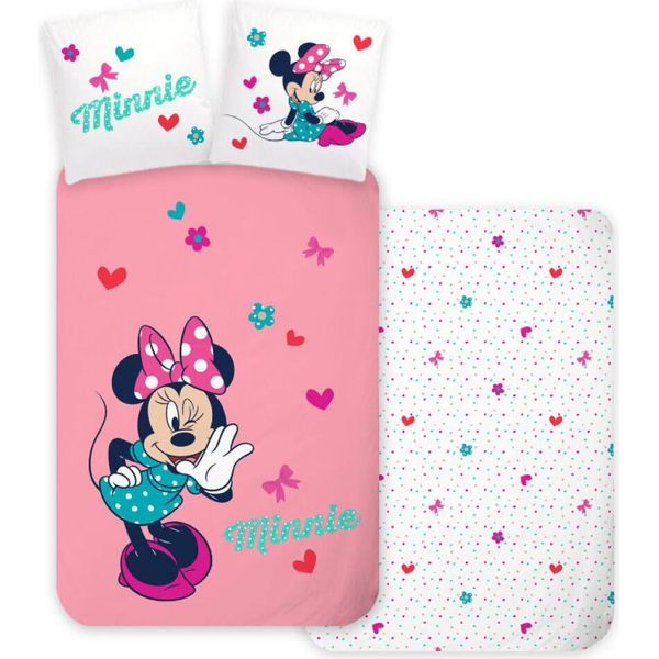 Rosa Minnie Mouse Bettbezug Whisper - 140 X 200 Cm - Baumwolle - 70 X 90 Cm-image