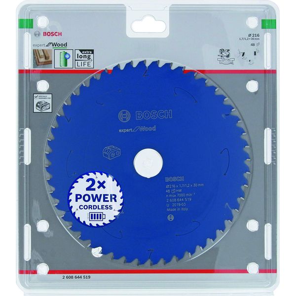 Bosch 2608644519 Lama Circolare 21,6 Cm 1 Pezzo(I) (2608644519)-image