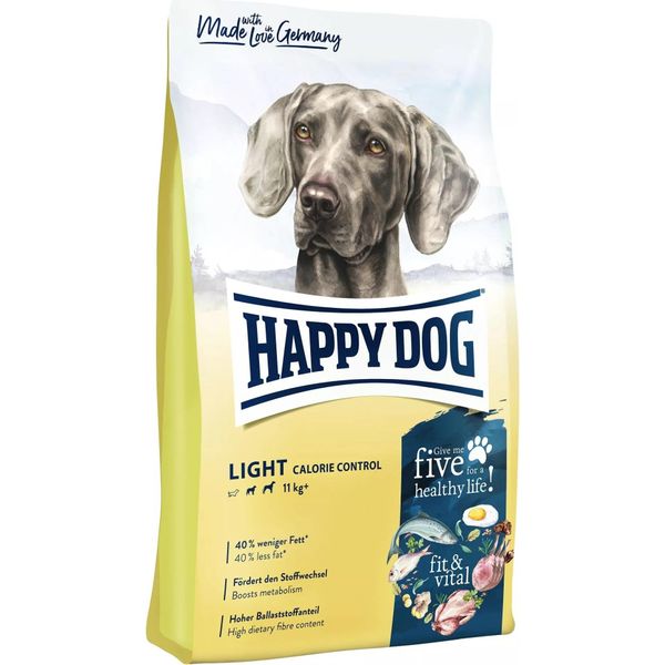 Happy Dog Crocchette Secche Fit & Vital Light 12Kg-image