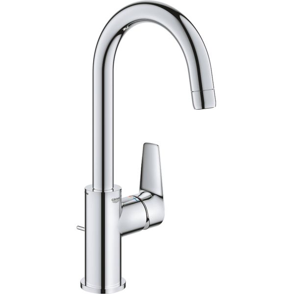 Grohe Bauedge Mitigeur Monocommandé Pour Lavabo, L-Size, Saillie 140Mm, Vidage à Tirette, Orientable, 23760001, 23760001-image