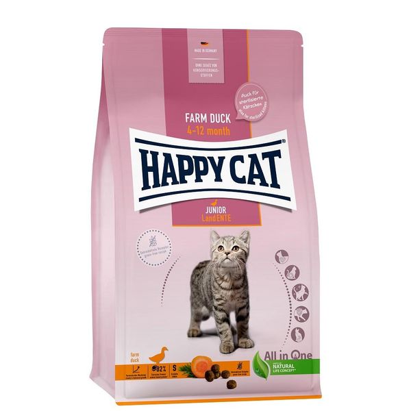 Happy Cat Croccantini Young Junior Anatra Di Terra 1,3Kg-image