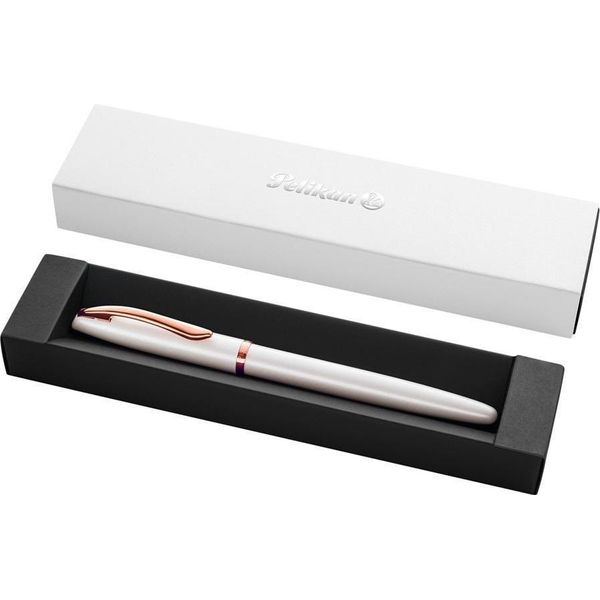 Penna Stilografica Pelikan Jazz Noble Elegance P36 Confezione Regalo In Madreperla Bianca-image