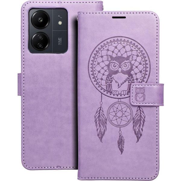 Custodia / Cover Per Xiaomi Redmi 13C Dream Catcher Viola - Libro Mezzo-image