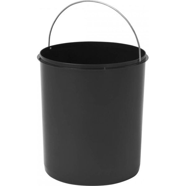Cestino Interno Hailo 1138739 Nero 15 Litri 324 X 270 Mm Rotondo Con Manico-image