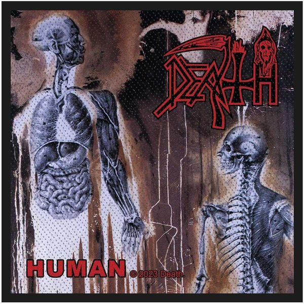 Morte - Toppa "Human"", Tessuto Cucito RO9627 (Taglia Unica) (Multicolore)"-image
