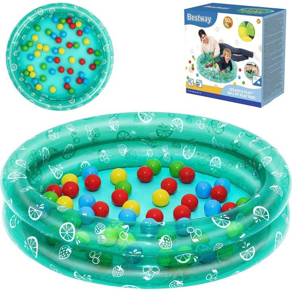 Piscina Gonfiabile Per Bambini Con Palline 91X20Cm Bestway 51141-image