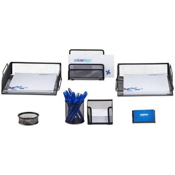 Set Organizer Da Scrivania, 7 Pezzi-image