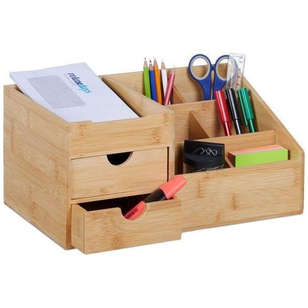 Organizzazione Scrivania Con 2 Cassetti-image