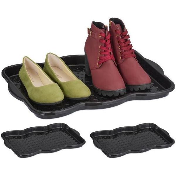 Set Di 3 Vaschette Raccogligocce Per 2 Paia Di Scarpe-image