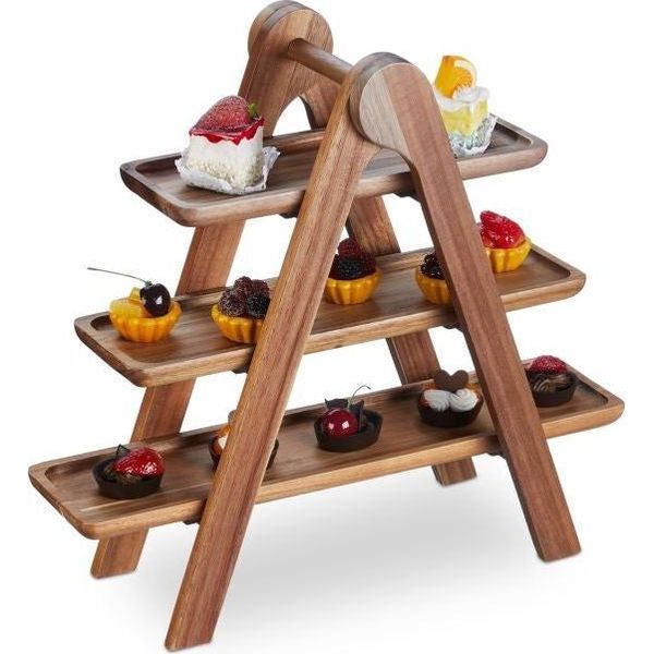 Etagere In Legno Su 3 Piani-image