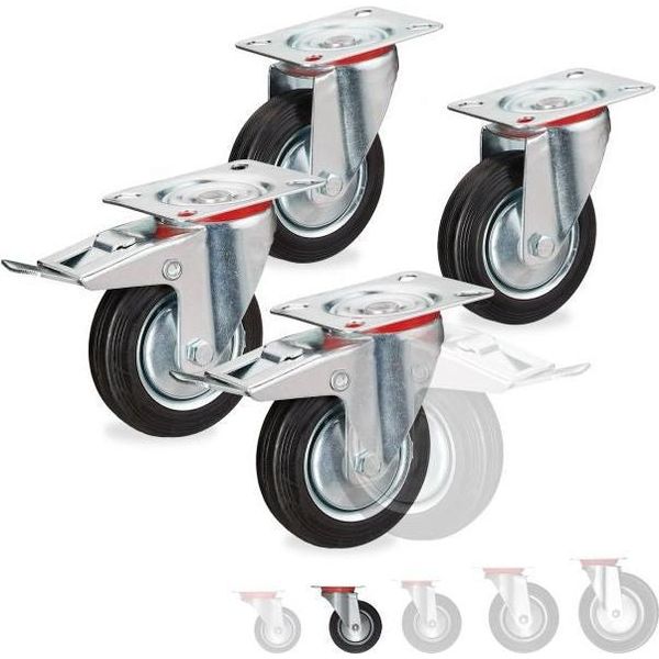 Ruote Robuste, 4 Pz-image