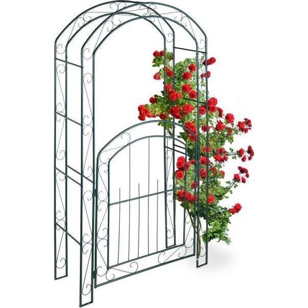 Arco Di Rose Con Cancello-image