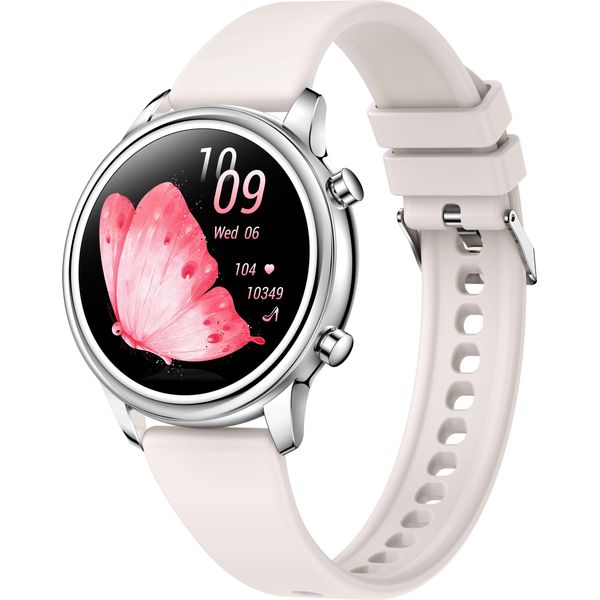 Inf Smartwatch Con Fitness Tracker E Monitoraggio Avanzato Della Salute D'argento-image