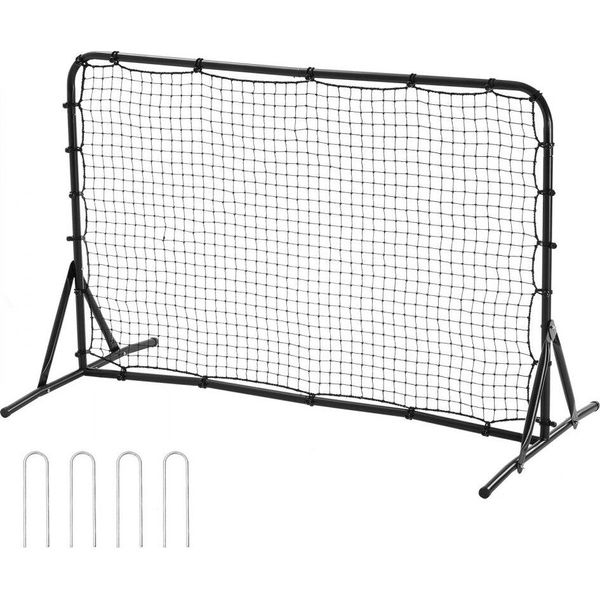 Football Rebound Trainer - Dispositivo Di Allenamento Per Il Calcio A Doppia Faccia Da 6X4 Piedi - Ideale Per L'allenamento Della Tecnica E Il Miglioramento Dei Tempi Di Reazione-image