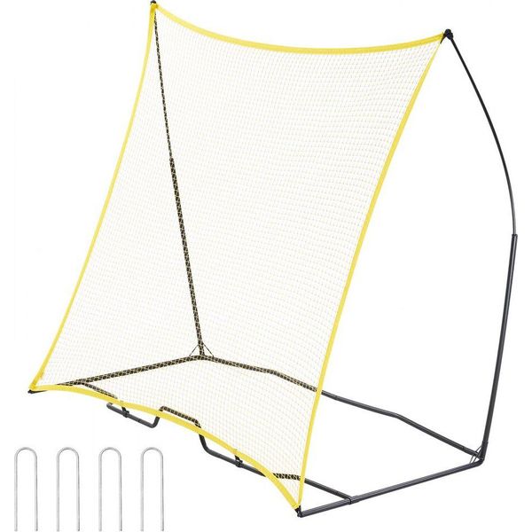 Rete Di Allenamento Rebounder Portatile Per Il Calcio - 7X7 Piedi - Dispositivo Di Allenamento Per Il Calcio Con Borsa Per Il Trasporto - Allenamento Ottimizzato Per I Giocatori-image