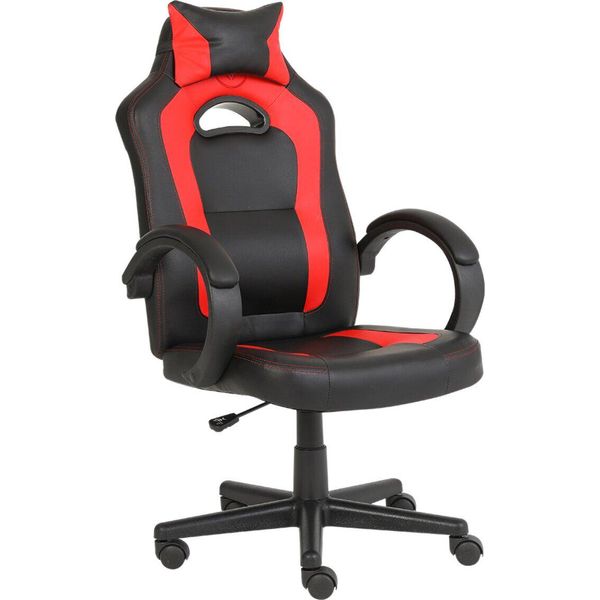 Qware Delta Gaming Chair - Sedia Da Gioco Regolabile Con Braccioli 2D E Regolazione In Altezza Rosso-image