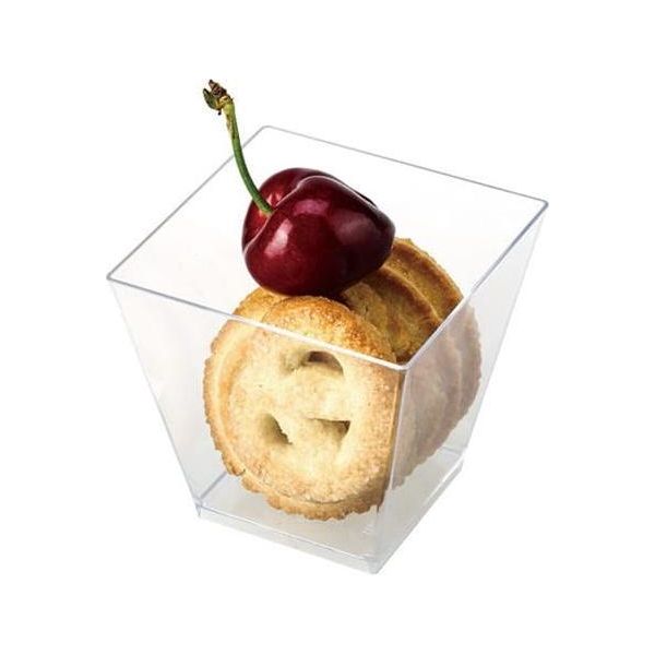 Bicchieri Di Plastica Per Dolci Big Trapezoidal 210Ml/25Pz-image