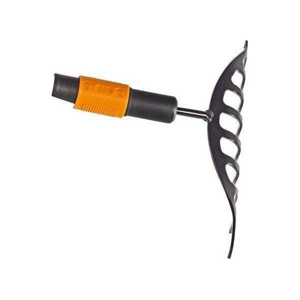Fiskars Quikfit Rastrello Da Giardino Acciaio Nero-image