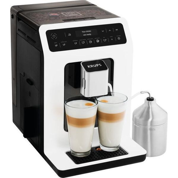 Krups Evidence Macchina Da Caffè Automatica Con Contenitore Per Il Latte, Bianco Krups EA891110-image