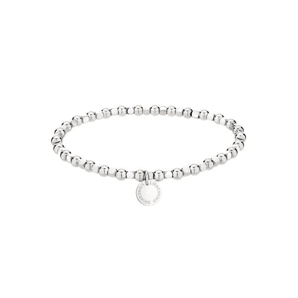 Armband Liebeskind Berlin "Schmuck Geschenk Edelstahl Armkette", Silber (Edelstahlfarben), ArmbäNder, Damen, 17Cm, Edelstahl Polyurethan, Edelstahl, Polyurethan, Armband-image