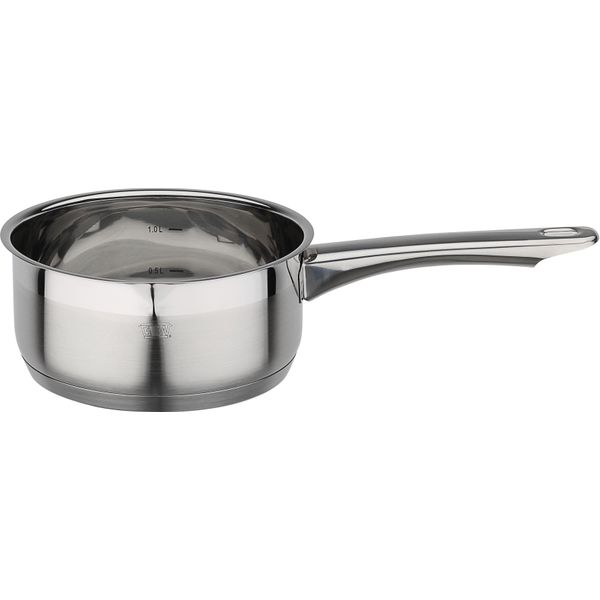 Kasserolle Gsw "Fogo", Silber (Edelstahlfarben), H:7,5Cm Ø:16Cm, TöPfe, Kasserolle, Induktion-image