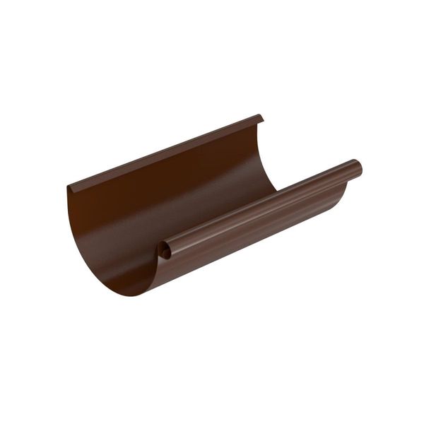 Bryza Grondaia, Zincata Ø 125 Mm, Lunghezza 3M, Marrone Ral 8017-image