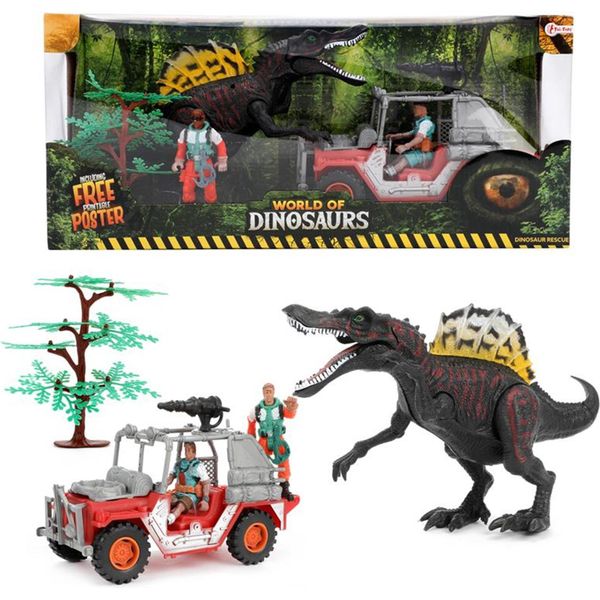 World Of Dinosaurs Speelset Met Jeep-image