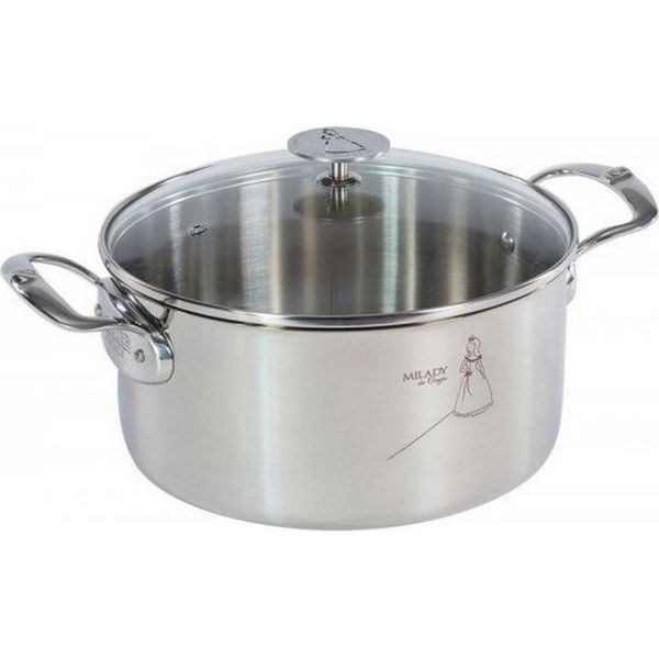Casseruola In Acciaio Inox Da 28 Cm + Coperchio De Buyer 3427.28-image