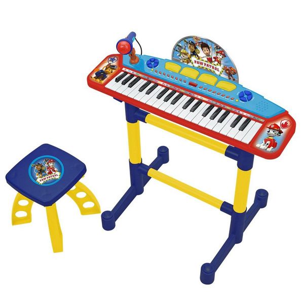 Tastiera Elettronica Con Microfono E Sedia Paw Patrol-image