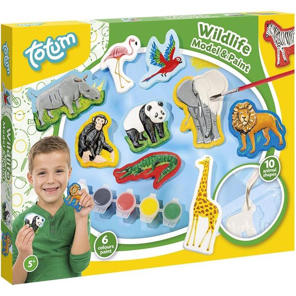 Totum Gesso E Set Di Colori Wildlife 025769-image
