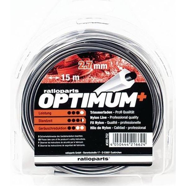 Filo Di Nylon Spessore Ottimale Del Filo 2,7 Mm Lunghezza Del Filo 15M Ratioparti-image