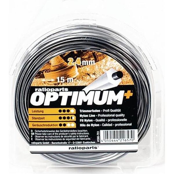 Filo Di Nylon Spessore Ottimale Del Filo 2,4 Mm Lunghezza Del Filo 15M Ratioparti-image