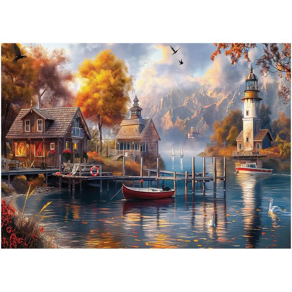 Puzzle Anatoliani Autunno Al Lago 1500 Pezzi-image