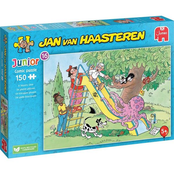 Jumbo Games 1110100319 Jan Van Haasteren Junior 16 The Smooth Slide 150 Piece Puzzle-image