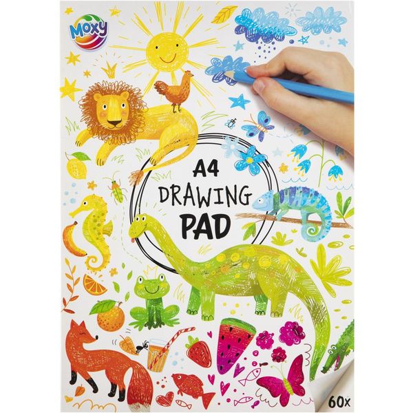 Blocco Da Disegno Per Gruppi Creativi Di Bricolage, A4, Bianco, 60 Fogli-image