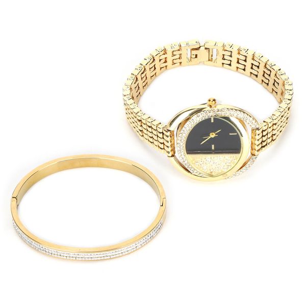 Set Di Gioielli, Orologio Bracciale Set Di Gioielli, Donne Set Di Gioielli, Moda Gioielli Bracciale Orologio, Gioielli Bracciale Orologio, Gioielli Set Regalo Anniversario-image