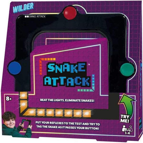 Gioco Educativo Snake Attack Scatola Di Cartone Multicolore Per Bambini-image