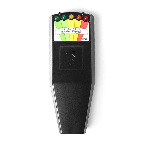 Rilevatore Di Radiazioni Emf Gauss Meter Portatile - Monitoraggio Del Campo Elettromagnetico E Del Campo Magnetico Con 5 Indicatori Led-image