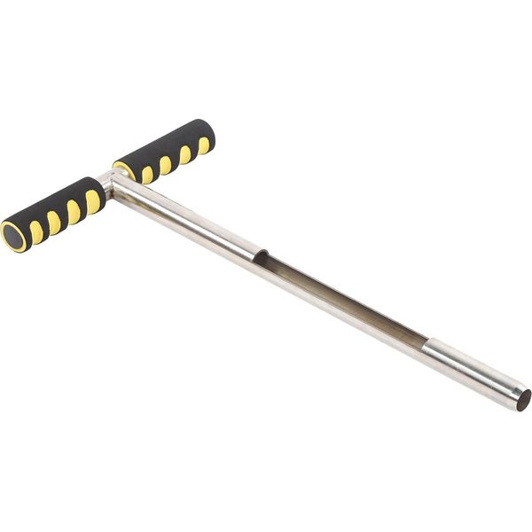 Campionatore Di Terreno Da Giardino Lyrlody, Sonda Per Campioni Di Terreno In Acciaio Inox Campionatore Di Terreno Con Impugnatura A T Per Un Rapido Controllo Delle Proprietà Del Terreno, 25,5 X 51 Cm-image