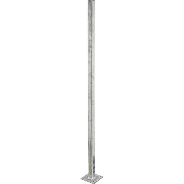 Zaunpfosten Alberts "Universal", Grau (Feuerverzinkt), B:3Cm H:102Cm T:3Cm, Stahl, Zaunpfosten, Zum Aufschrauben, LäNge 1020 Mm, Pfosten 30 X 30 Mm-image