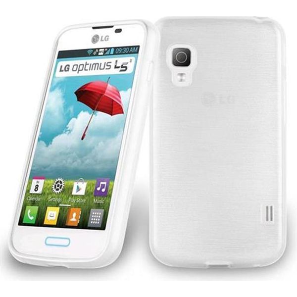 Cadorabo Cover Per Lg L5 Ii (2Nd Sim) Cover Protettiva In Argento Cover Protettiva Cover In Silicone Tpu Cover-image