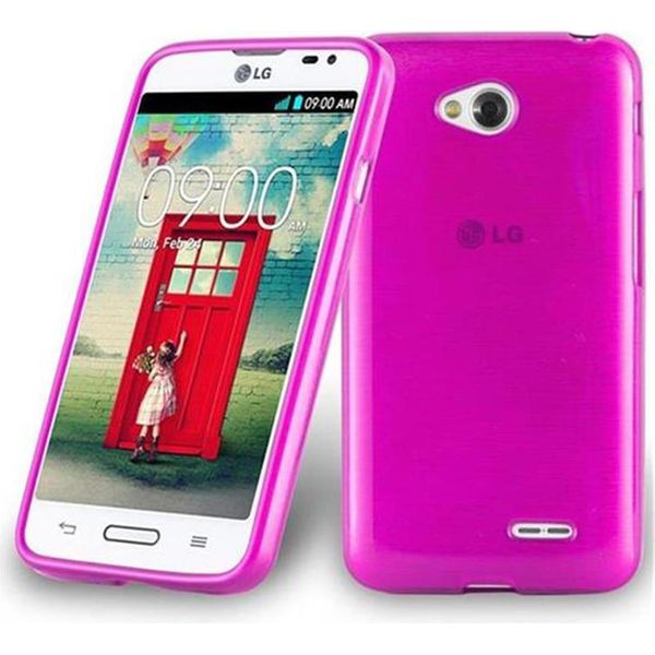 Cadorabo Cover Per Lg L70 (1A Sim) Cover Protettiva In Rosa Cover Protettiva Cover In Silicone Tpu Cover-image
