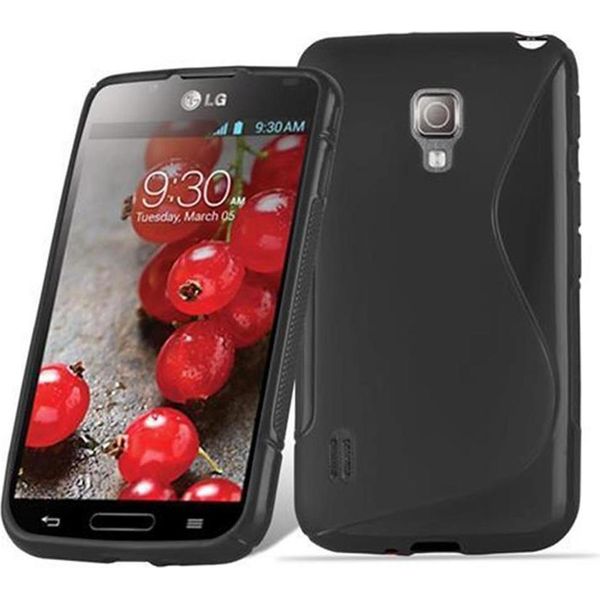 Cadorabo Custodia Protettiva Per Lg L5 Ii (2A Sim) Cover In Nero Custodia Per Cellulare Tpu Custodia In Silicone-image