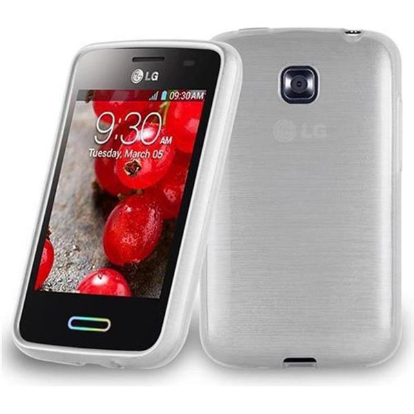 Cadorabo Cover Per Lg L3 Ii (2Nd Sim) Cover Protettiva In Argento Cover Protettiva Cover In Silicone Tpu Cover-image