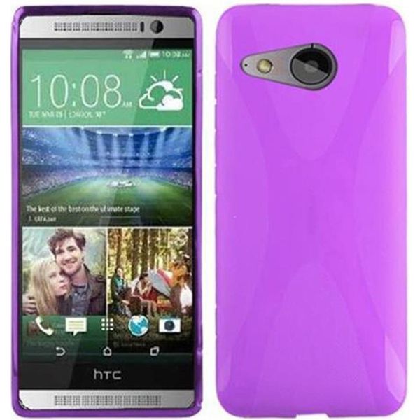 Cadorabo Custodia Per Telefono Cellulare Per Htc One M8 Mini In Viola Cover Tpu Silicone Back Cover Case-image